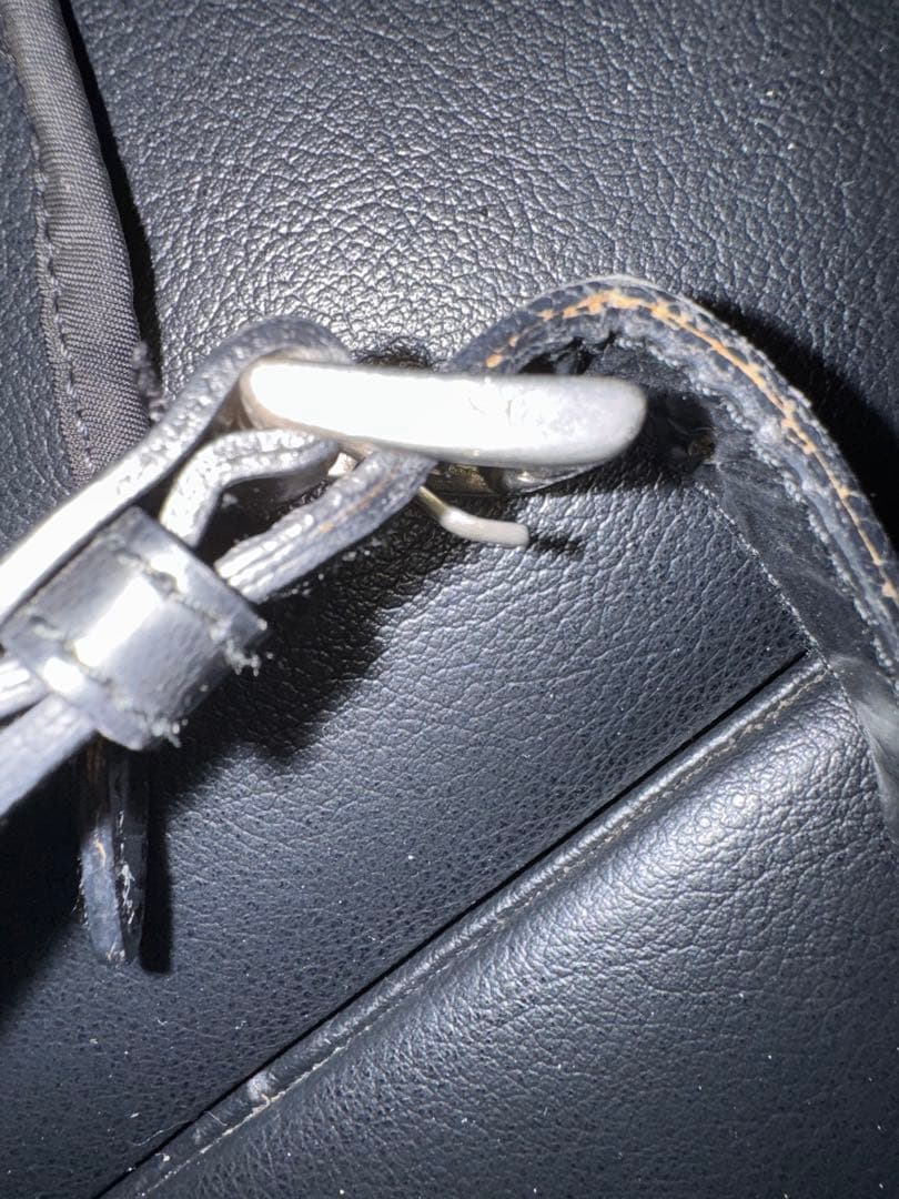 ジャンク品　PRADA ブラックナイロンバックパック リュック　プラダ