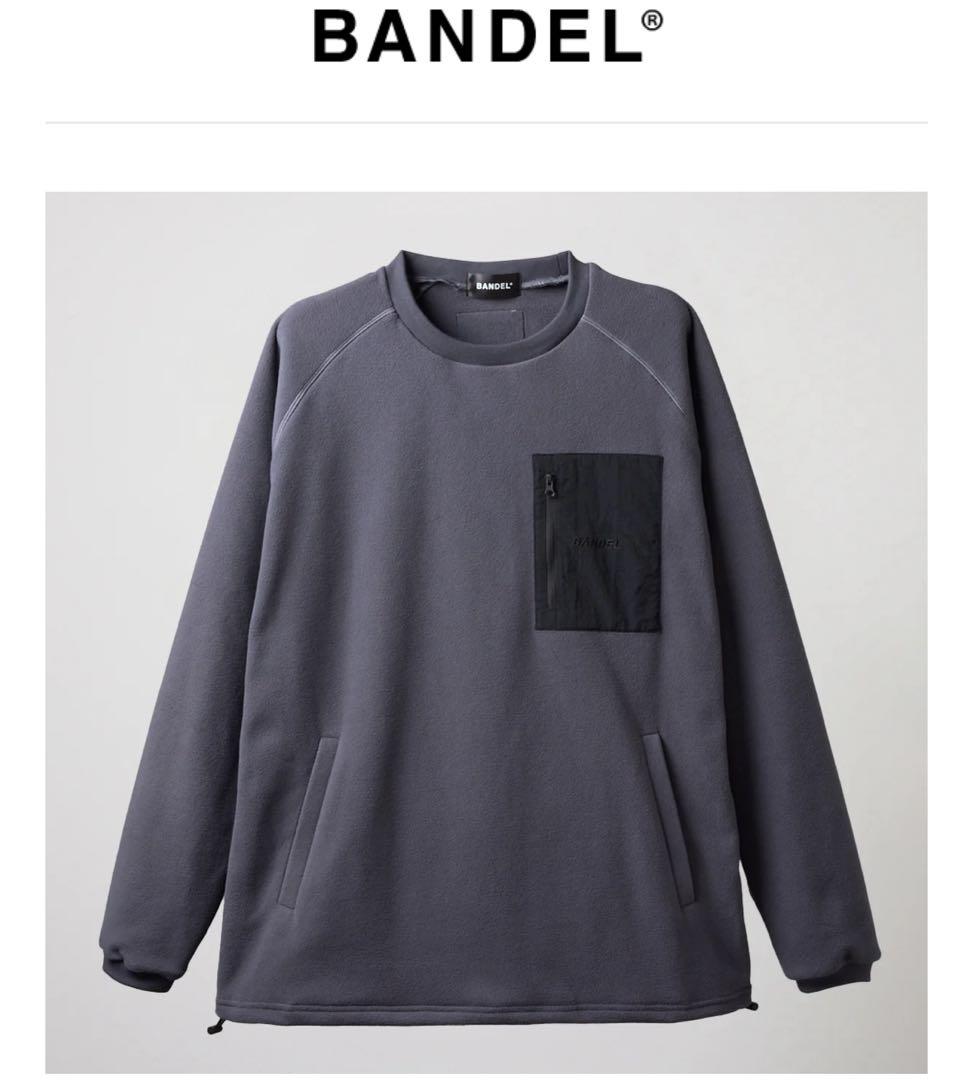 BANDEL GOLFフリースクルーネック グレー XL