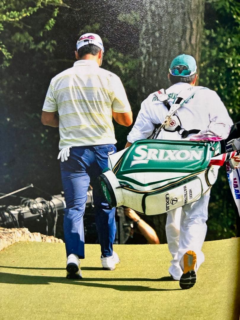 ２０２１マスターズ優勝記念数量限定レクサス＆スリクソン松山英樹刺繍サイン入バック