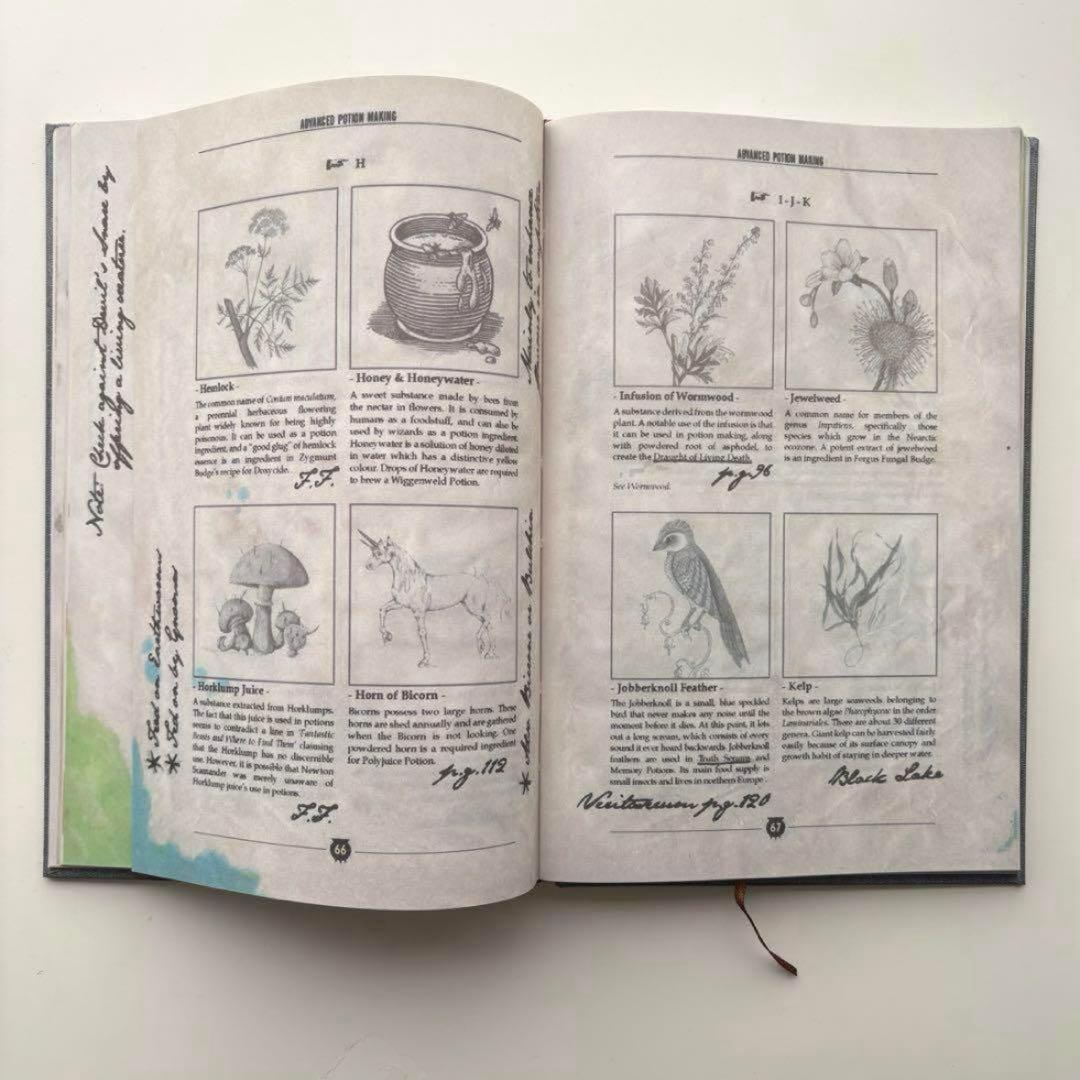 ハリーポッター 魔法薬学 教科書 中身付き セブルススネイプ書き込み