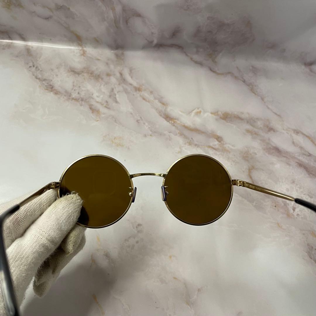 saint laurent サンローラン ラウンド Y2K サングラス ケース付
