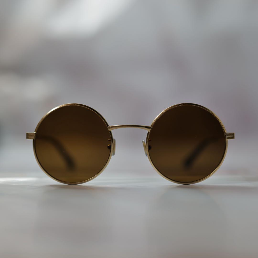 saint laurent サンローラン ラウンド Y2K サングラス ケース付