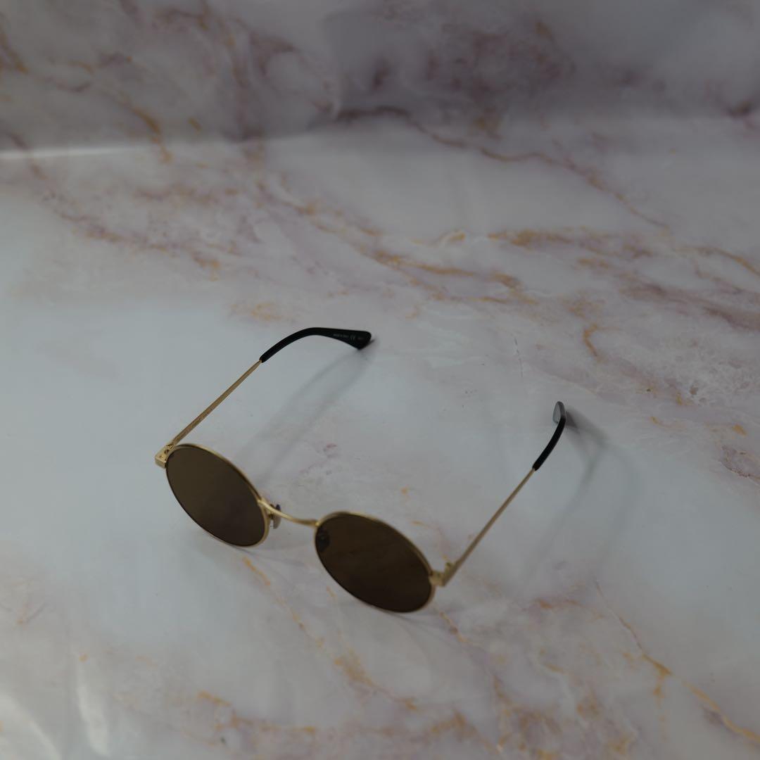 saint laurent サンローラン ラウンド Y2K サングラス ケース付