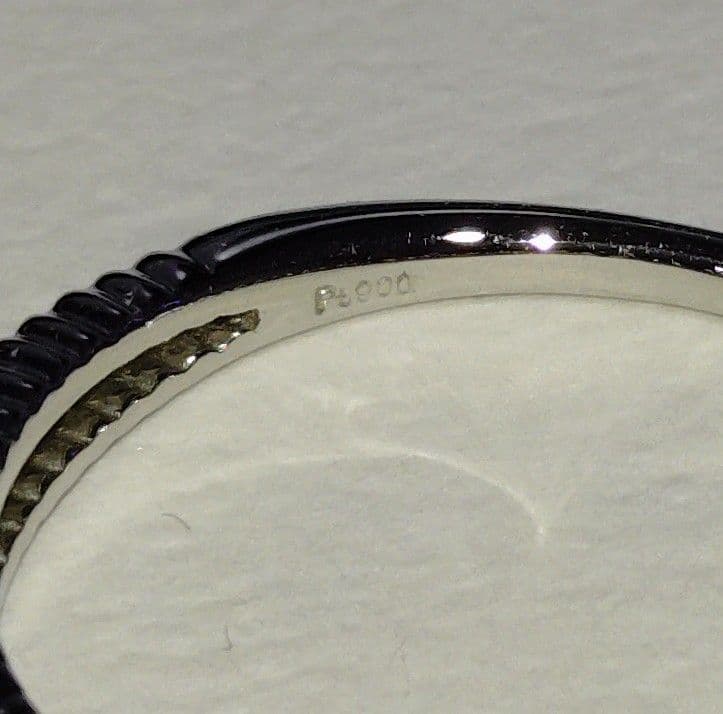 パライバトルマリン　リング　プラチナ　１０号　マーキス