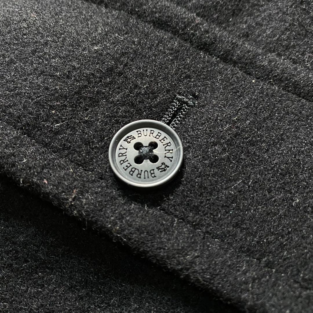 美品】バーバリーブラックレーベル ダッフルコート 金具 ノバチェック