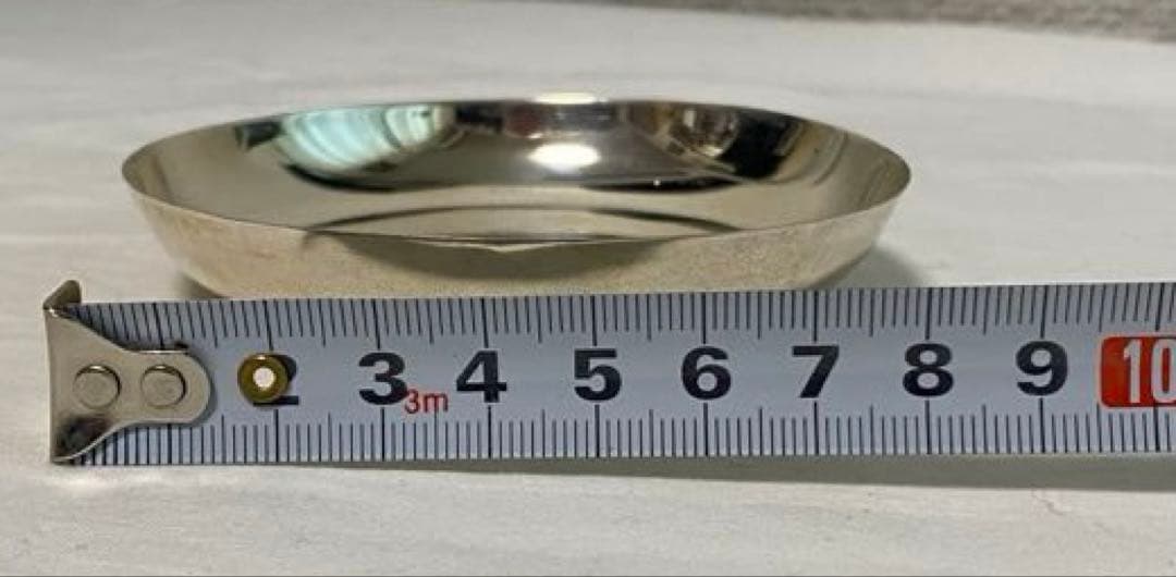 パキスタン　ONE RUPEE シルバー トレイ(コースター)未使用