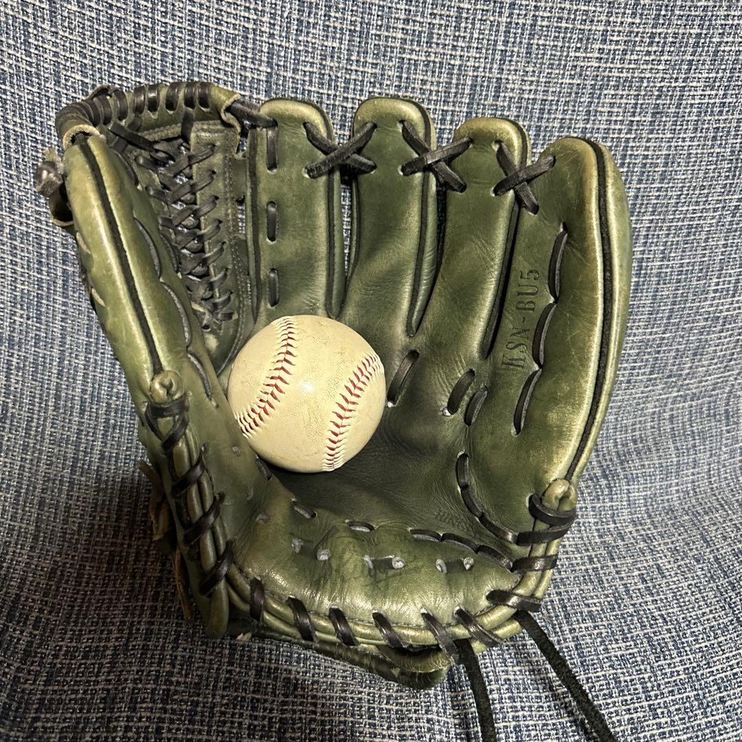 【中古】久保田スラッガー KSN-BU5 一般軟式内野用　グリーン