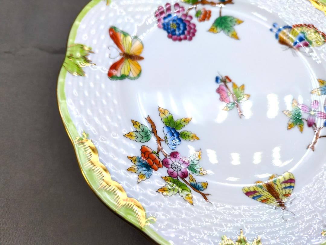 ヘレンド　ヴィクトリアブーケ（VBO）プレート　6枚セット　16.5cm