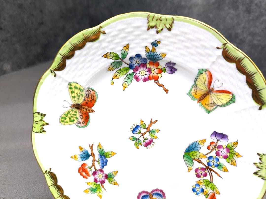 ヘレンド　ヴィクトリアブーケ（VBO）プレート　6枚セット　16.5cm