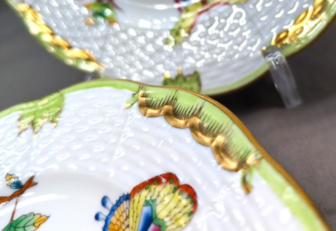 ヘレンド　ヴィクトリアブーケ（VBO）プレート　6枚セット　16.5cm