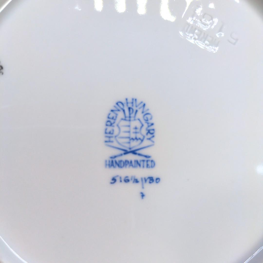 ヘレンド　ヴィクトリアブーケ（VBO）プレート　6枚セット　16.5cm