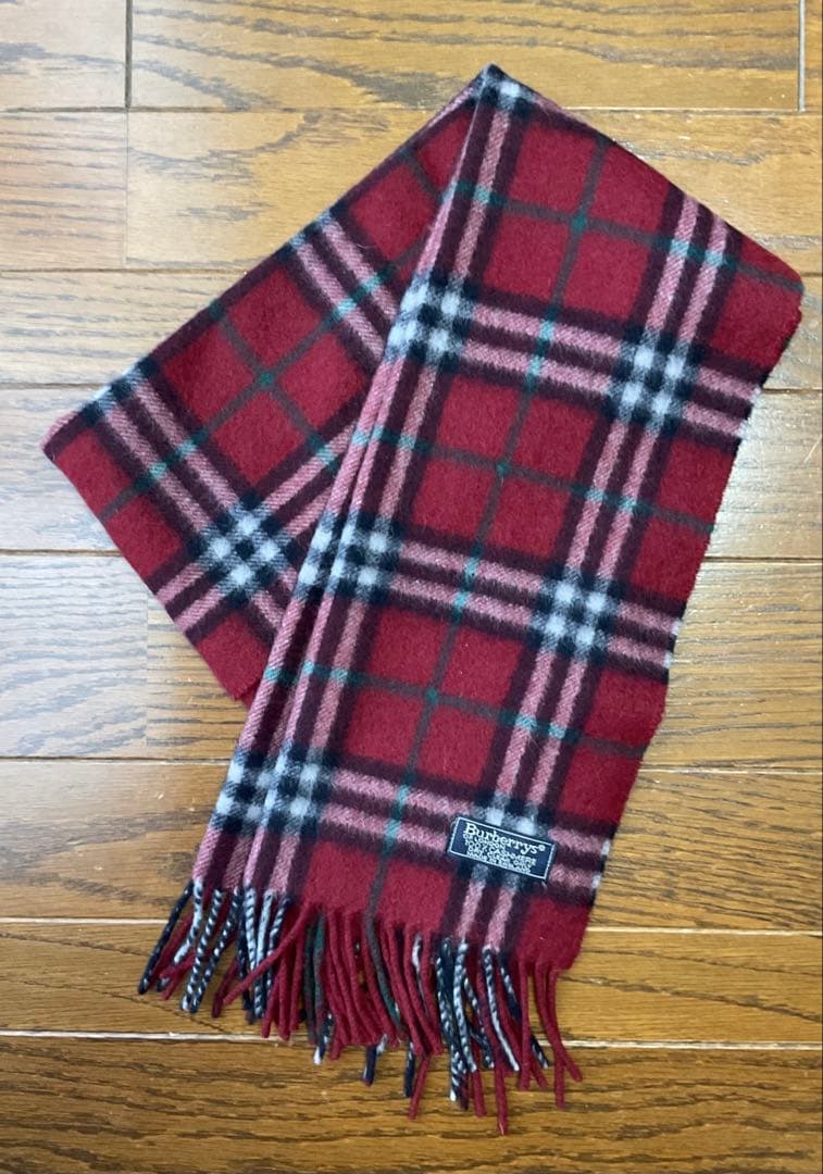 Burberrys タータンチェック カシミヤ マフラー - メルカリ