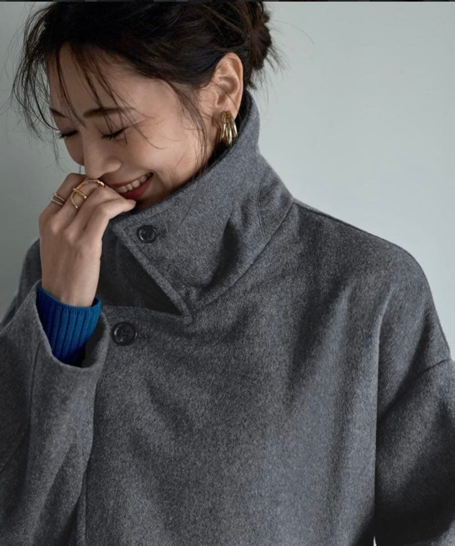 lily スタイルデリLUXE ロングレングスウールコート