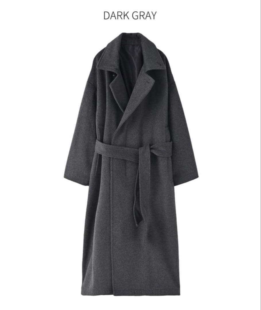 lily スタイルデリLUXE ロングレングスウールコート