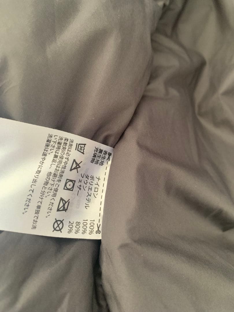 なーみadidas グレー ロング丈 ダウンジャケットEH3969 L