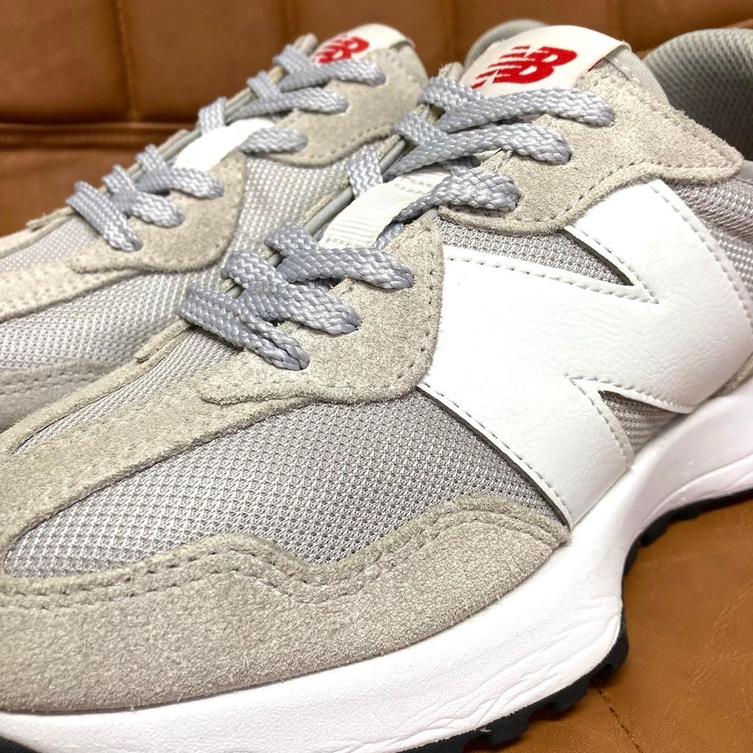 【美品】ユナイテッドアローズ別注 ニューバランス 327 グレー 23.5cm
