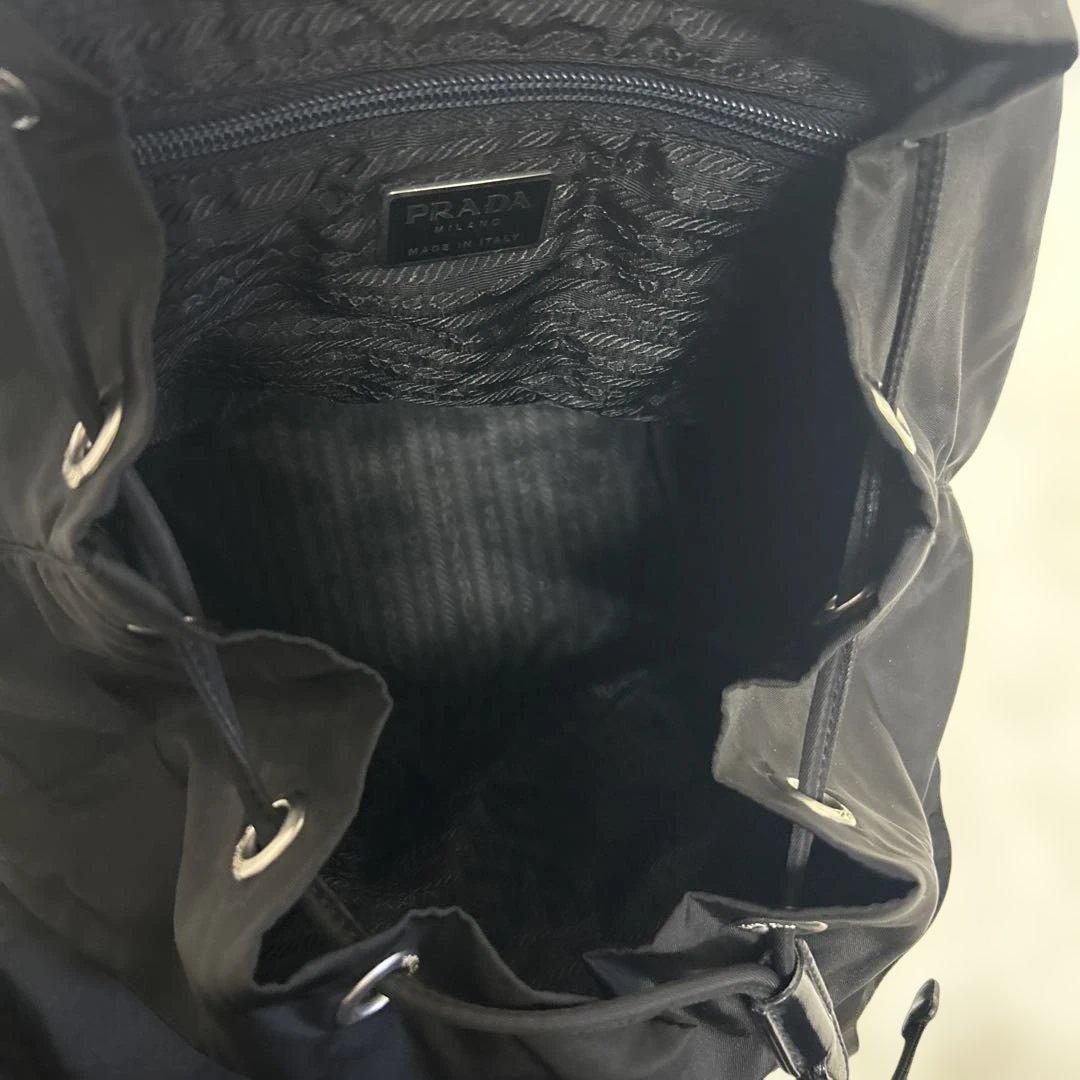美品✨ お値下げ不可　プラダ PRADA ナイロン 黒 リュック 三角ロゴ