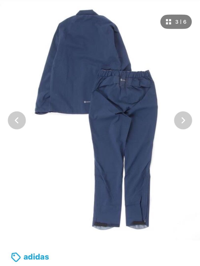 adidas golf レインウェアXLだけど小さ目　新品　定価24200円