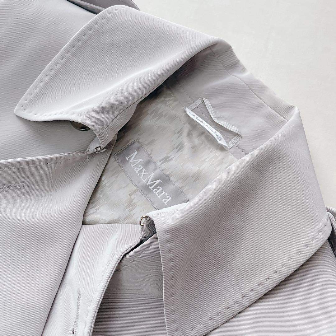 美品✨マックスマーラ アイコントレンチコート Mロゴ裏地 ベルト付き 42 XL