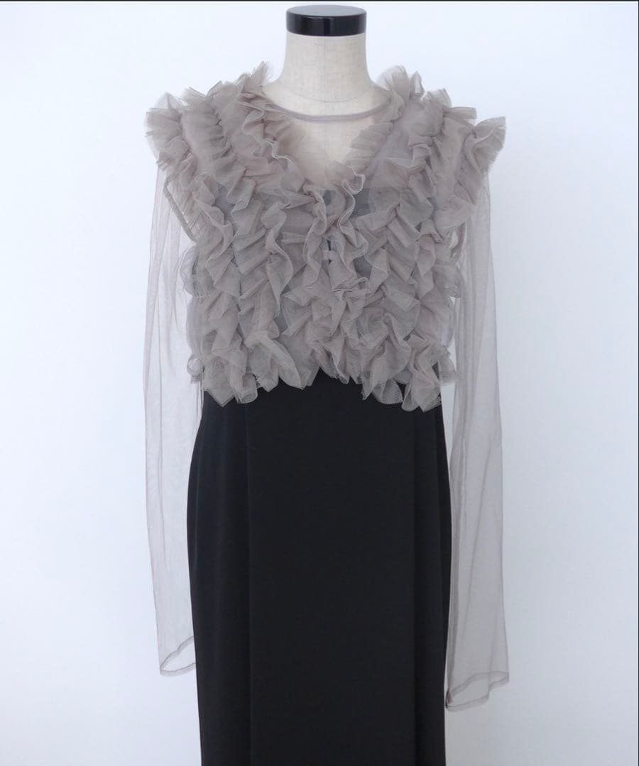 kana♡ Many way frill dress Sサイズ　ブラック
