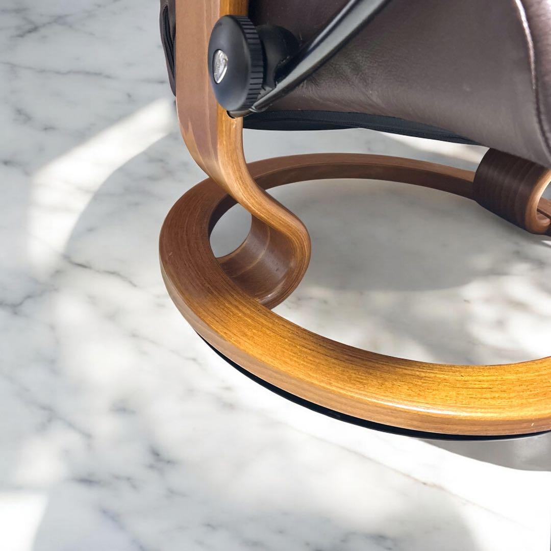 【極美品】EKORNES コンサル M ストレスレスチェア＆オットマン