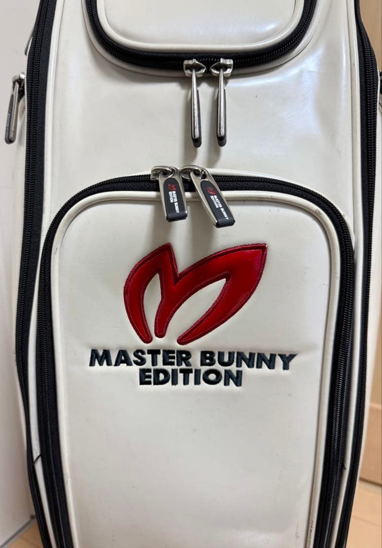 完売★マスターバニー★キャディバッグ★ゴルフ★エナメル★パーリーゲイツ★レア★白