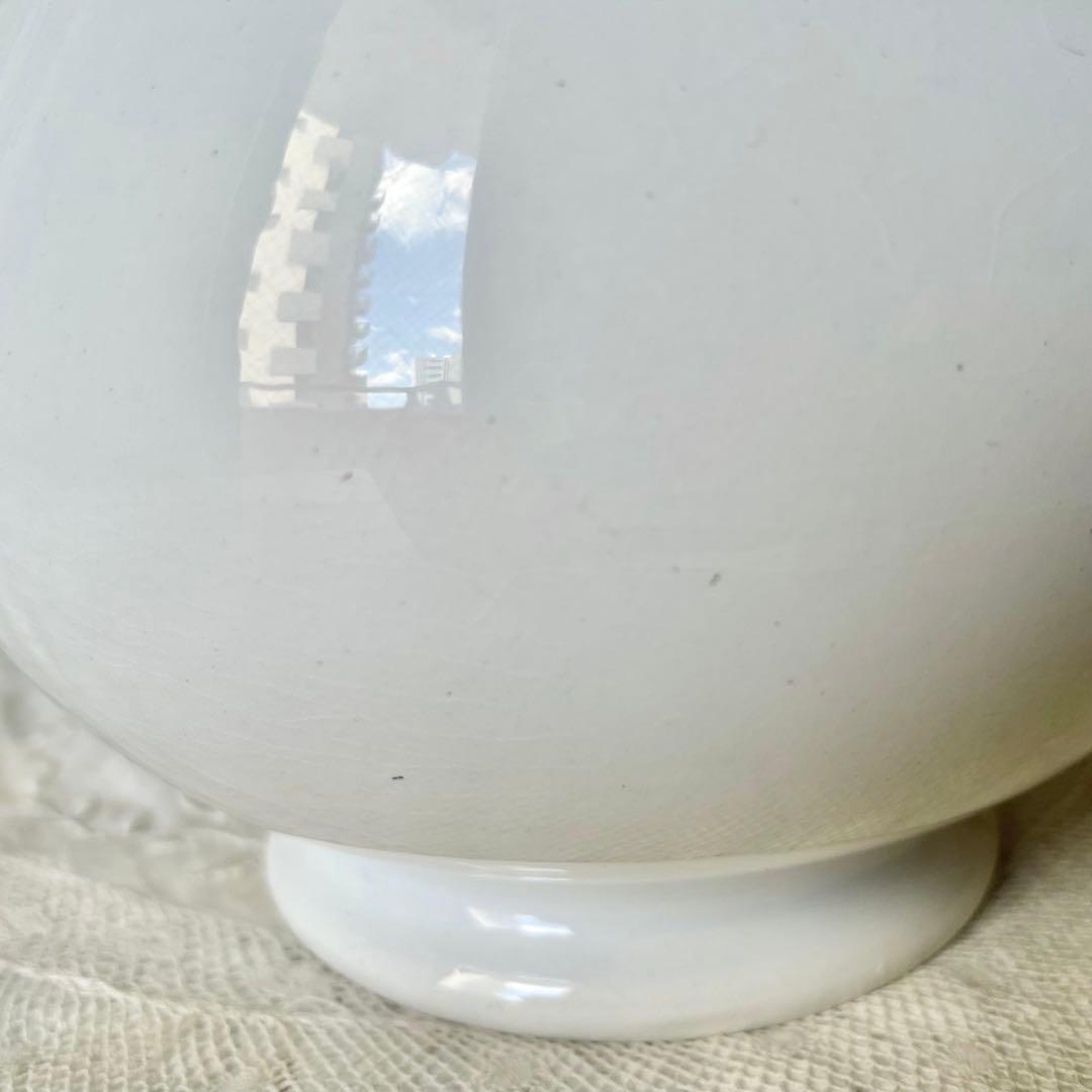 アリビラ　　【美品大きめ】サルグミンヌ白いピシェ　フランスアンティーク