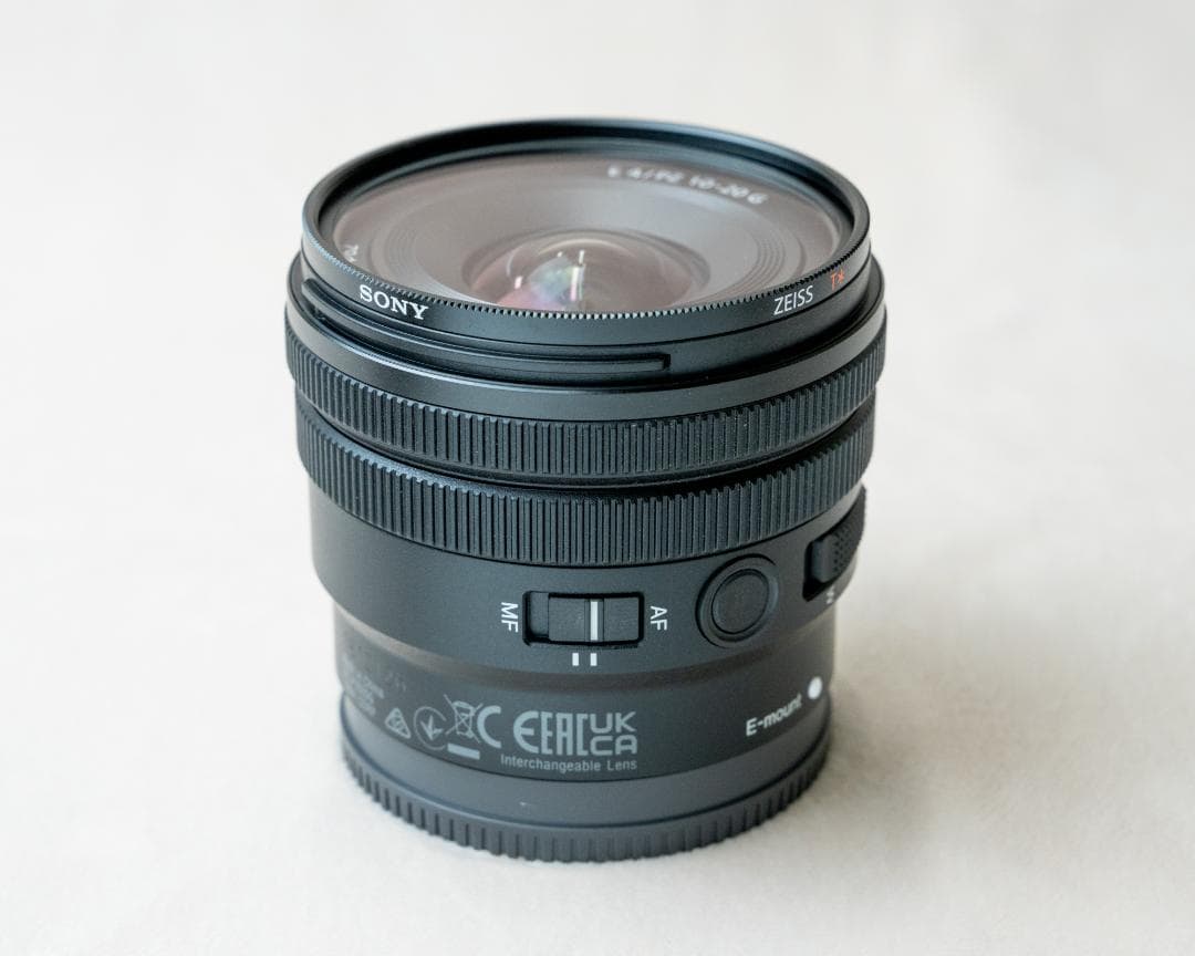 【超美品】SONY E PZ 10-20mm F4 G【保護フィルター付き】