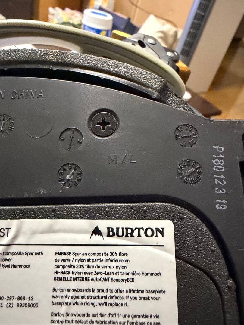 【BURTON】MALAVITA EST サイズM/L 2018-19モデル