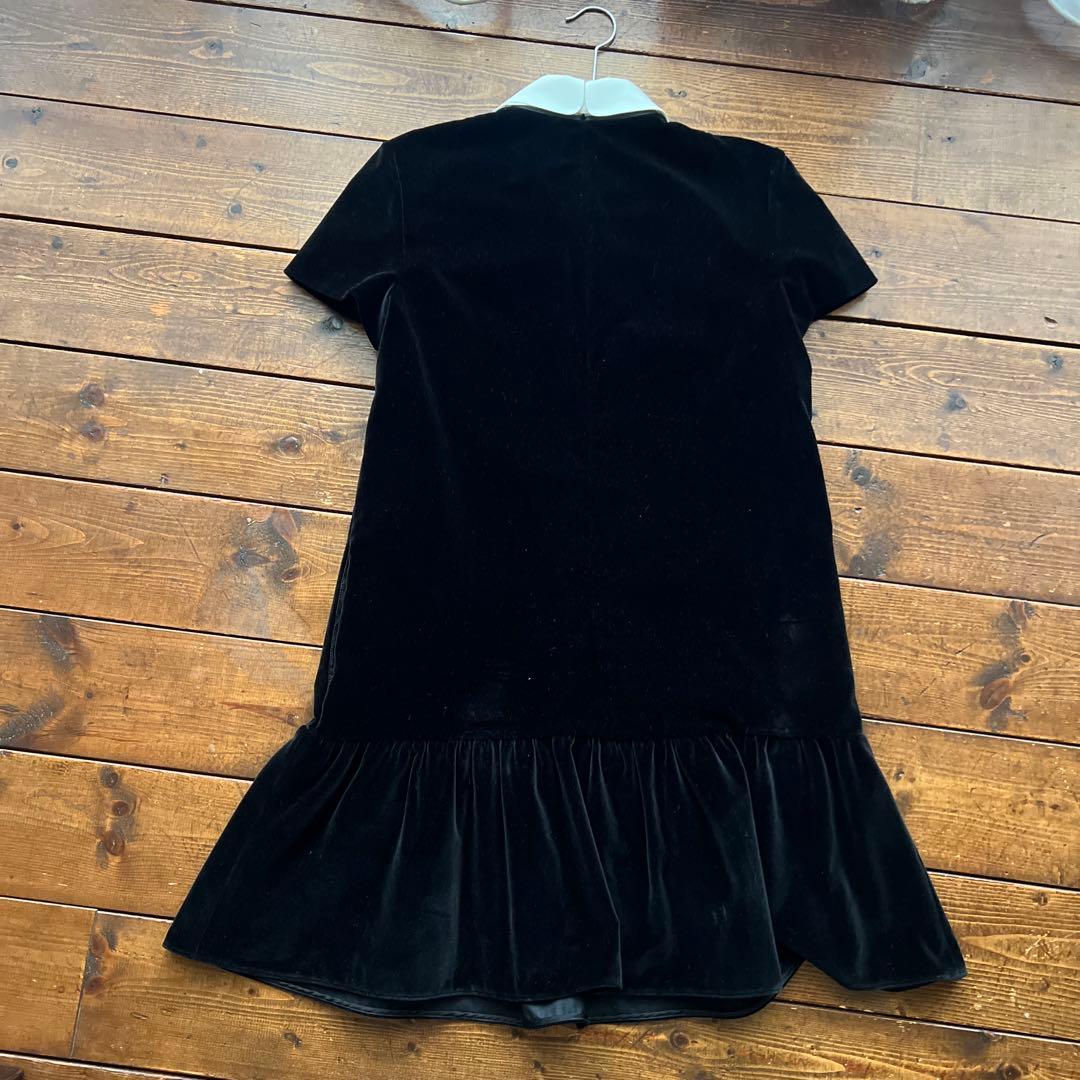 RED VALENTINO ベロア素材ワンピース 半袖