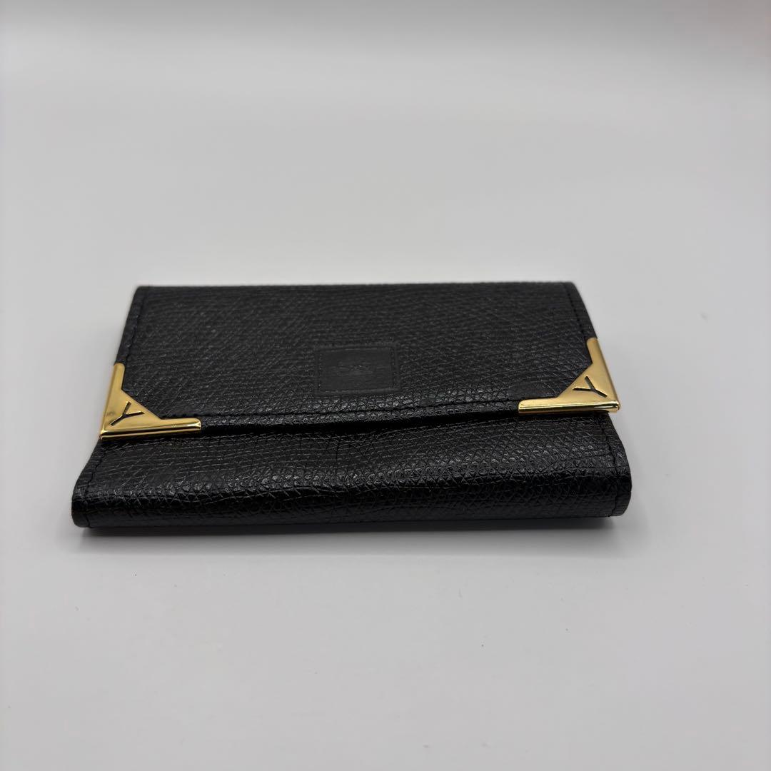 yves saint laurent キーケース　6連　ブラック　ゴールド金具