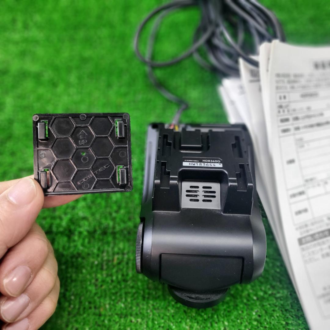 コムテック 360°全方位 ドライブレコーダー HDR360G SDカード付