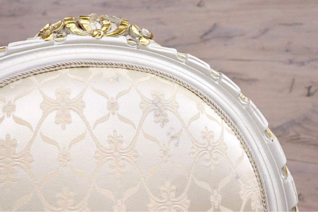 GMIK102D○イタリア製 アンティーク ダイニングチェア アームレスチェア