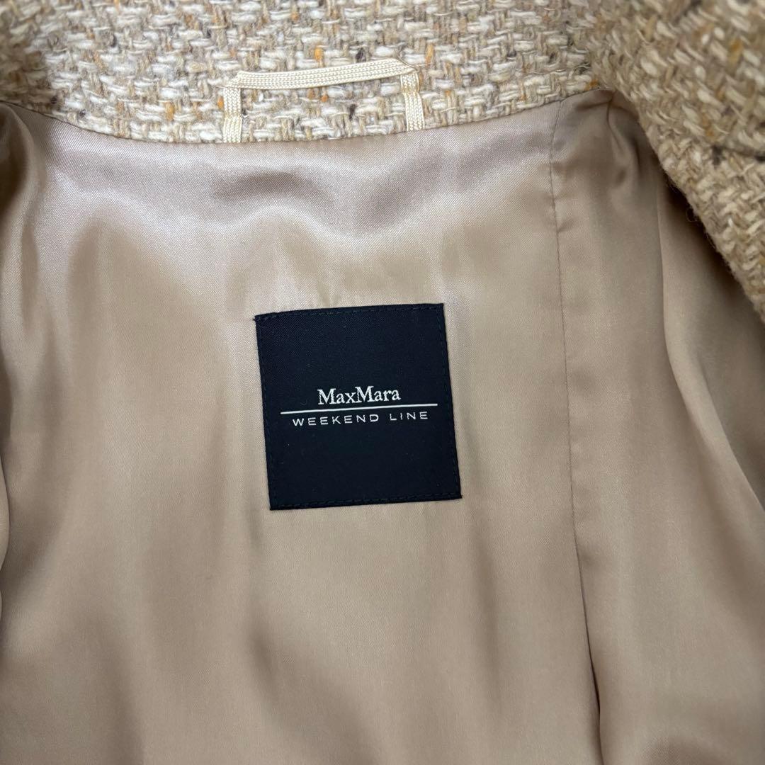【SALE】38サイズ MAXMARA MEEKEND ダブルコート ベージュ