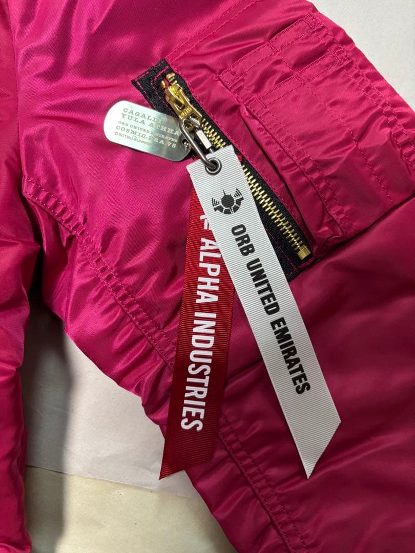 STRICT-G ALPHA MA-1 カガリ・ユラ・アスハ Lサイズ　新品