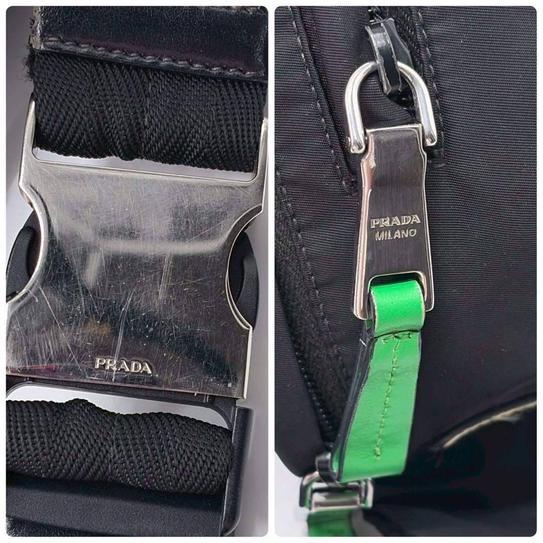 PRADA プラダ ウエストバッグ ボディバッグ ナイロン レザー 2VL008