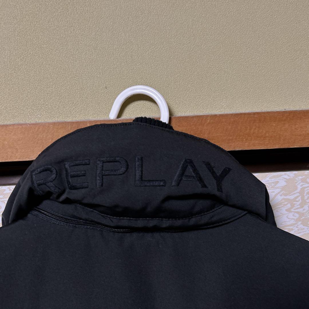 REPLAY ジャケット ブラック　黒　フード付き　コート