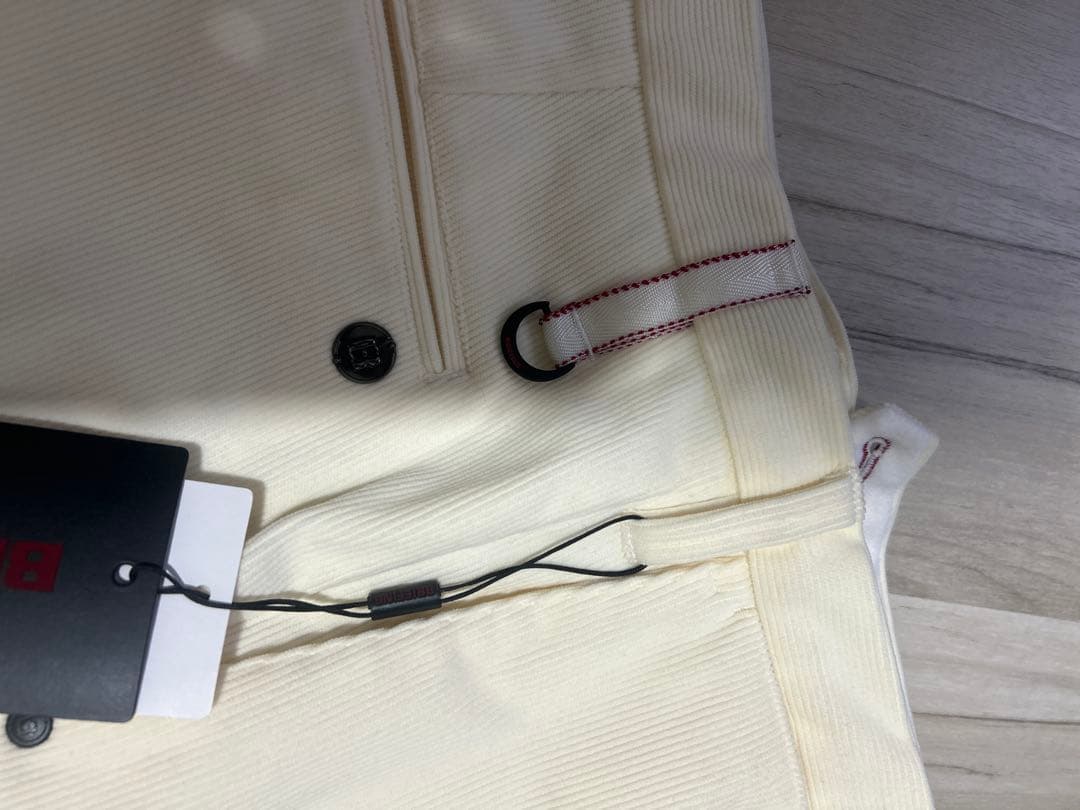 新品 ブリーフィング BRIEFING コーディロイ ストレッチパンツ ホワイト
