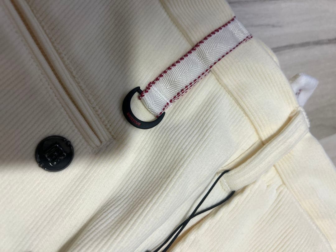 新品 ブリーフィング BRIEFING コーディロイ ストレッチパンツ ホワイト