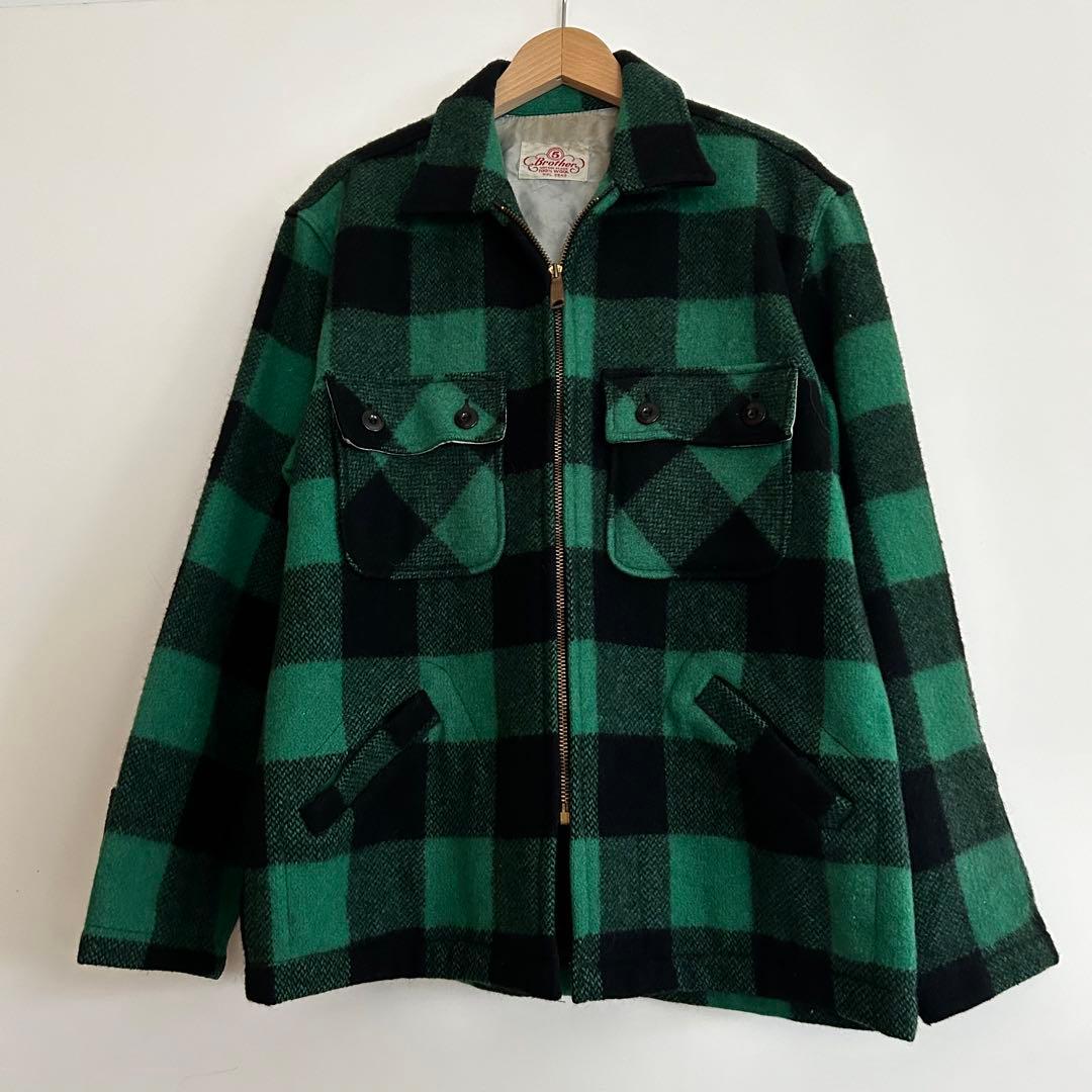 美品 】50s ファイブブラザー バッファロー ジャケット ブロック