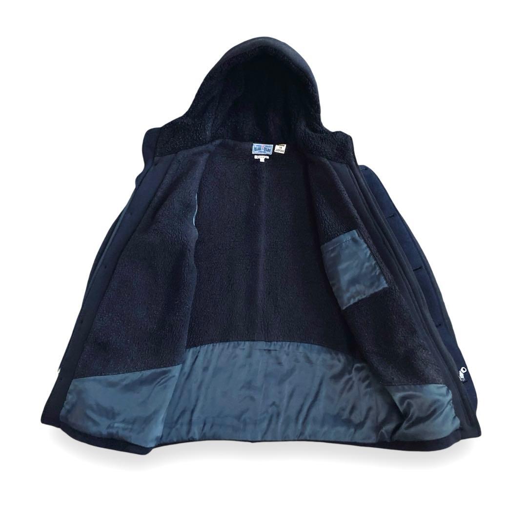 ブルーブルー 聖林公司 ヘビースウェット フードコート 裏地起毛