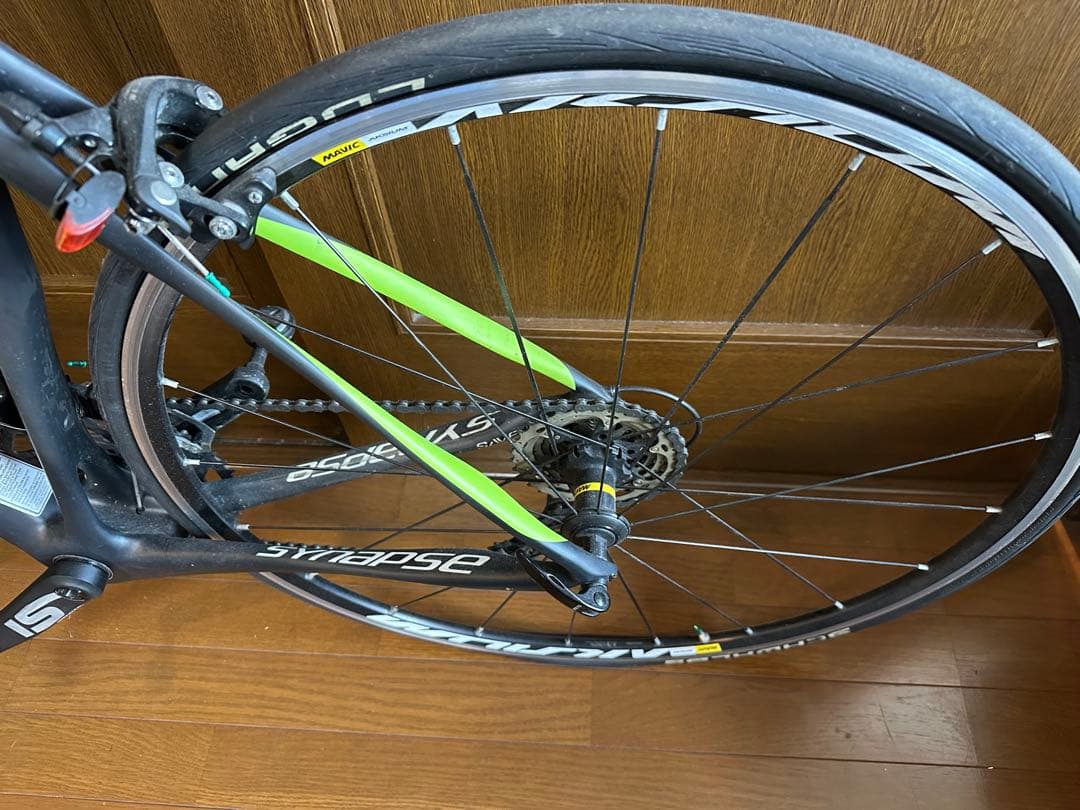 Cannondale ロードバイク ブラック/グリーン／シナプスカーボン5