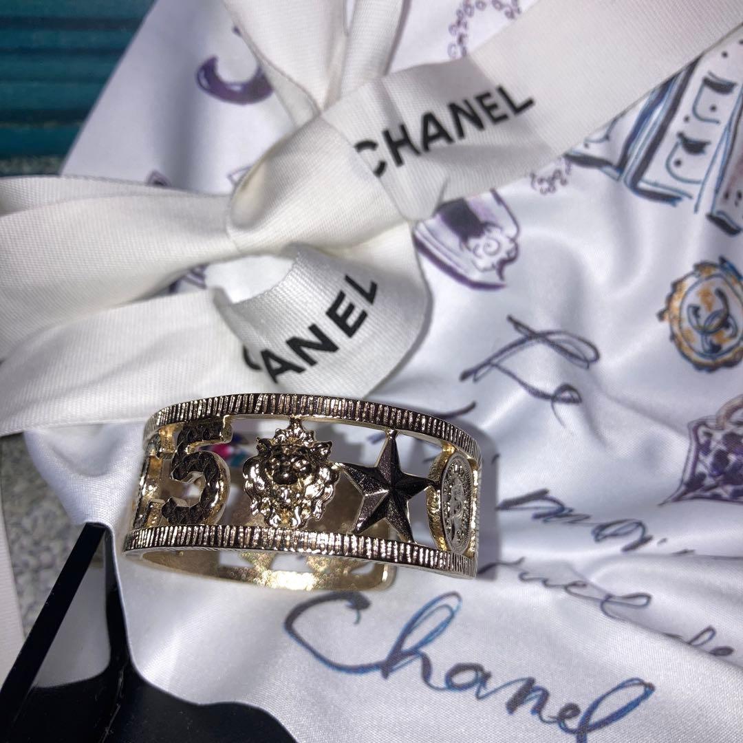 超美品☆希少☆かっこいい☆CHANEL☆バングル☆ブレスレット☆シンボル☆