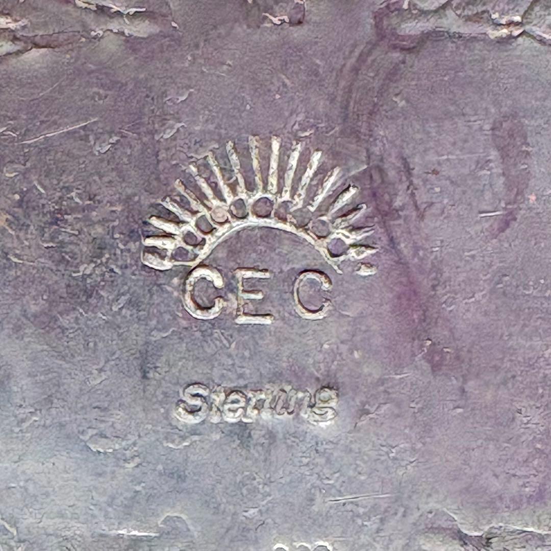 スターリング カフスブレスレット CEC アンティーク 0516-S6072s