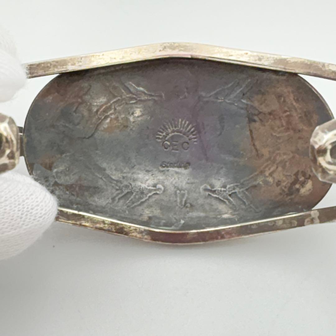 スターリング カフスブレスレット CEC アンティーク 0516-S6072s