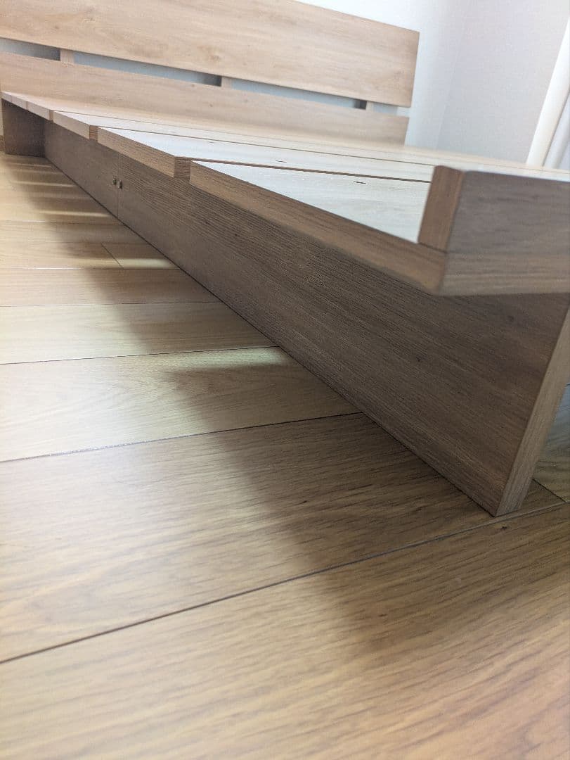 直接取引限定　LOWYA ロウヤ　ダブルベッド　すのこベッド