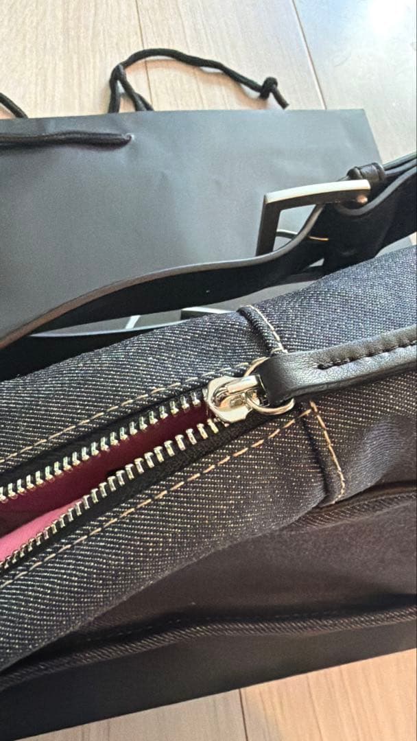 KAWAKAWA新品！カワカワ☆リュック♪本革！デニム生地★定価39,600円