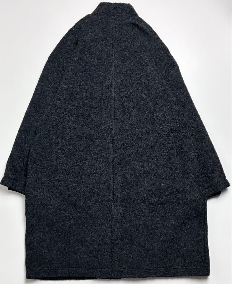 【美品】D/クラスカ/エアブラシュジャージーコート/マオカラーロングコート/38