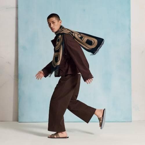 HERMES エルメス カシミヤマフラー マイヨン TGM ナチュラル ベージュ