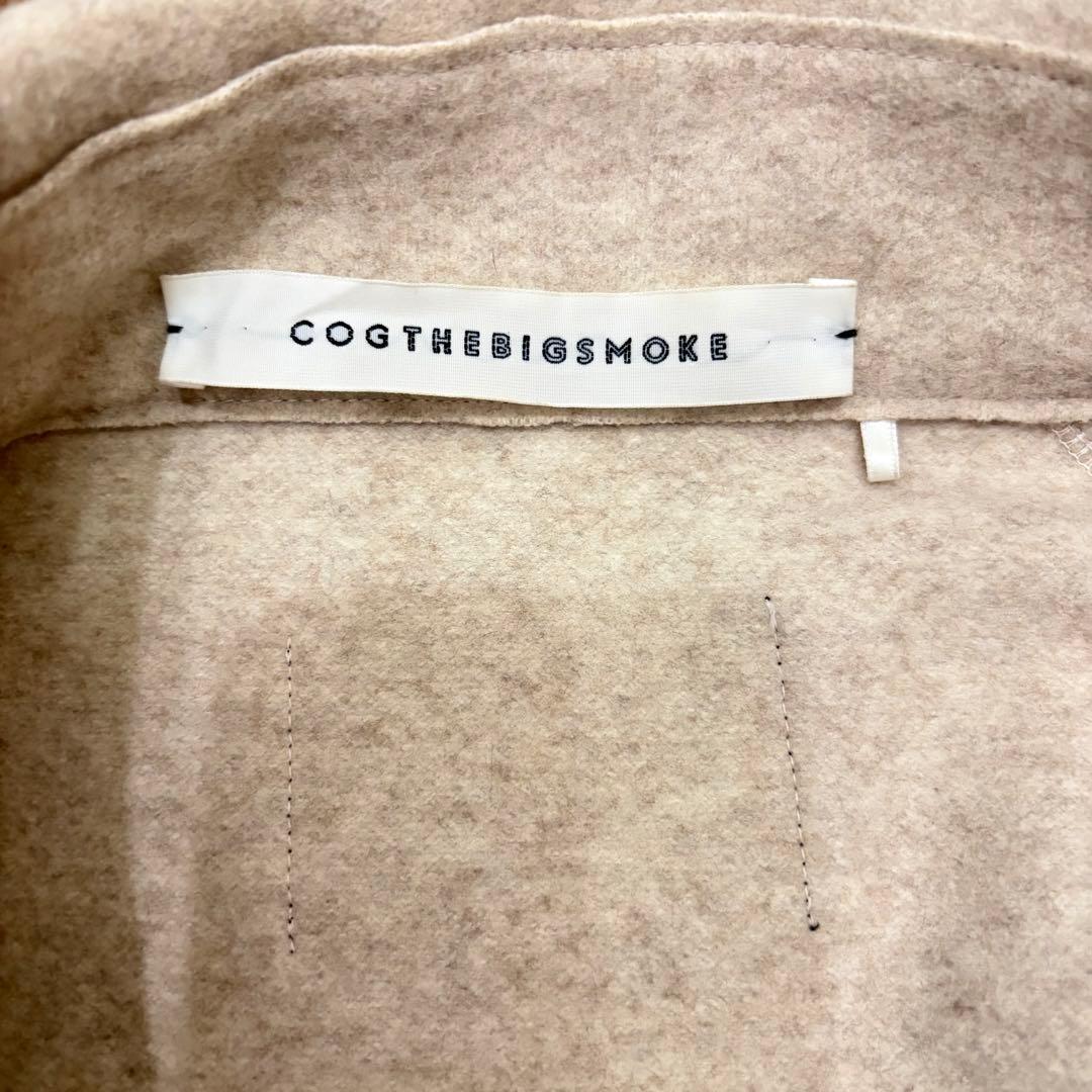 ✨極美品✨定価7.5万 コグザビックスモーク イエナ　スクエアコート　ベージュ